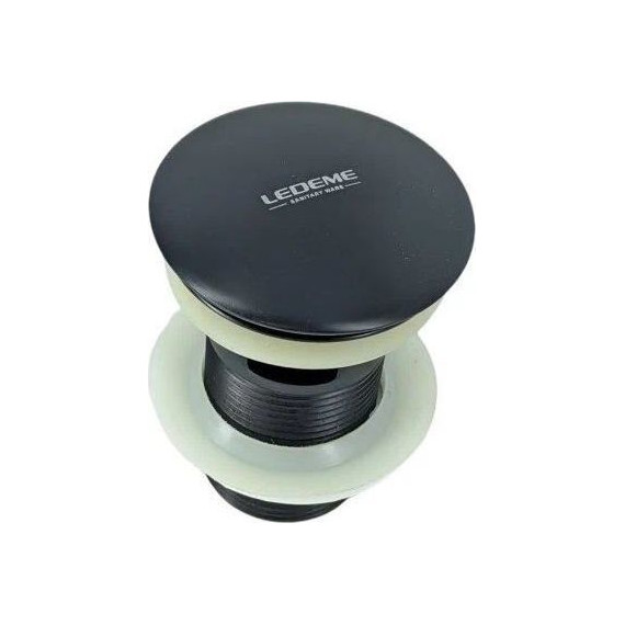 Донный клапан Ledeme L65B-2, чёрный - фото 2