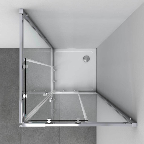 Душевое ограждение Vincea Rapid 80-90x80-90 см VSS-3R80/90CL, хром/прозрачное - фото 2