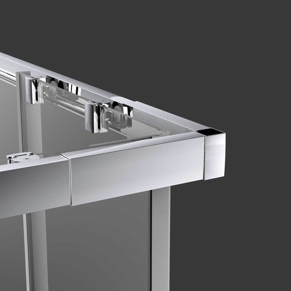 Душевое ограждение Vincea Rapid 90-100x90-100 см VSS-3R90/10MT, хром/текстурное - фото 3