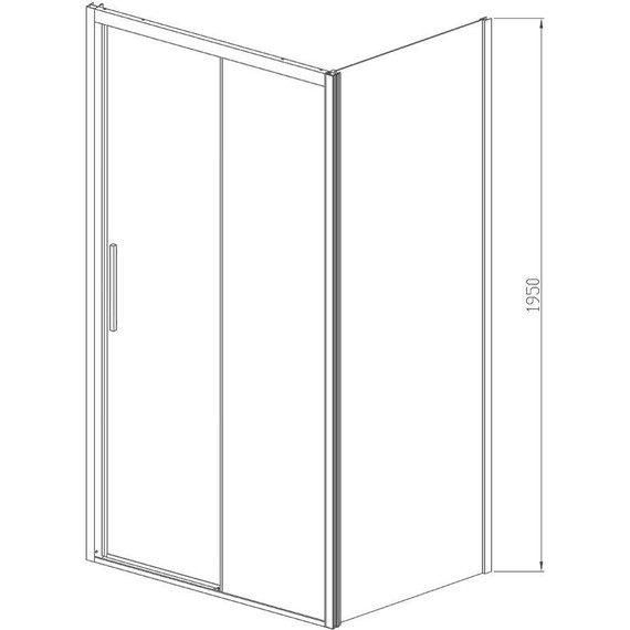 Душевое ограждение Vincea Soft 110х90 см VSR-3SO9011CL, хром/прозрачное - фото 5