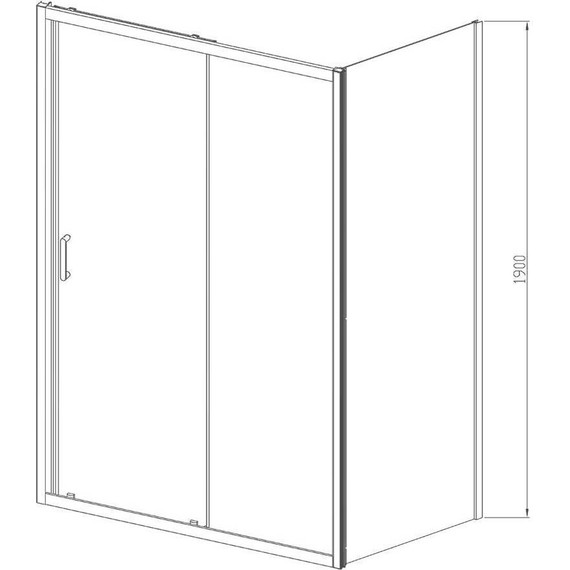 Душевое ограждение Vincea Alpha 150x80 см VSR-3AL8015MT, хром/текстурное - фото 7