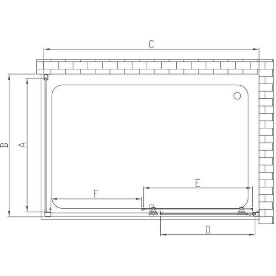 Душевое ограждение Vincea Alpha 150x80 см VSR-3AL8015MT, хром/текстурное - фото 8