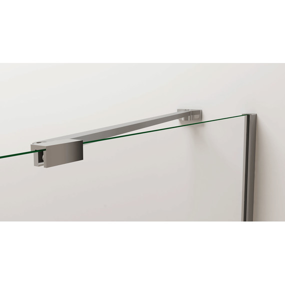 Душевое ограждение Vincea Extra 100-110x80 см VSR-1E101180CL (стекло 8 мм), хром/прозрачное - фото 2