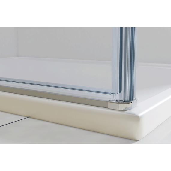 Душевое ограждение Vincea Extra 100-110x90 см VSR-1E101190CL (стекло 8 мм), хром/прозрачное - фото 3