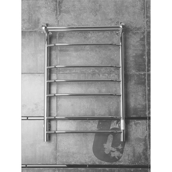 Полотенцесушитель электрический Тругор Браво Пэк сп 3 с полкой П7 500х800 мм (возможность скрытого подключения) 00-00033502 - фото 3