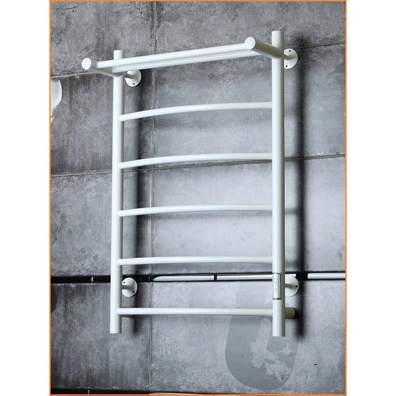 Полотенцесушитель электрический Тругор Пэк сп 5 ВГП с полкой П6 500х800 мм, белый (возможность скрытого подключения) 00-00042756 - фото 4