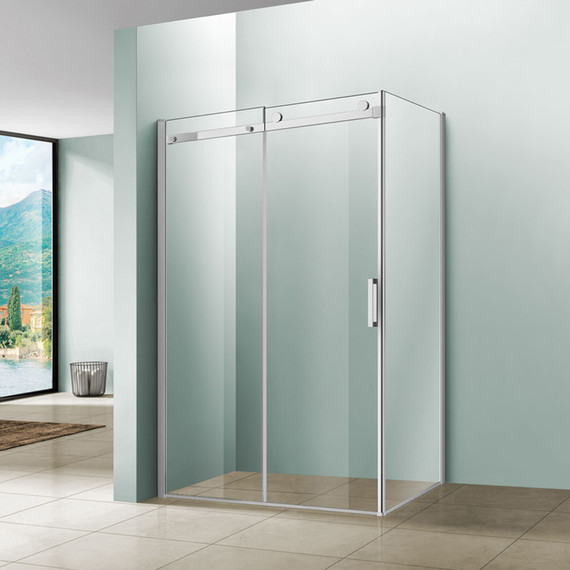 Душевое ограждение Vincea Como 150x90 см VSR-1C9015CL (стекло 8 мм), хром/прозрачное - фото 