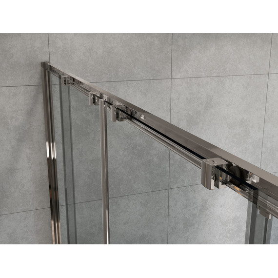 Душевое ограждение Vincea Garda 170x90 см VSR-1G29017CH, хром/шиншилла - фото 2