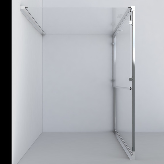 Душевое ограждение Vincea Garda 150x80 см VSR-1G8015CL, хром/прозрачное - фото 2