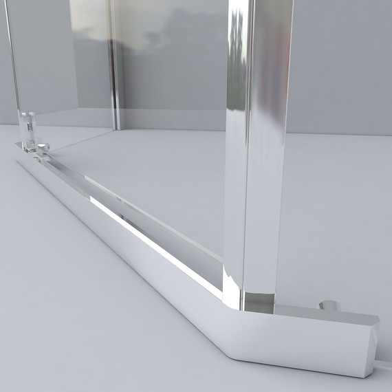 Душевое ограждение Vincea Stresa 90x90 см VSP-1S900CH, хром/шиншилла - фото 5