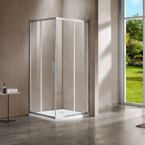 Душевое ограждение Vincea Garda 120x120 см VSS-1G1212CL, хром/прозрачное - фото 