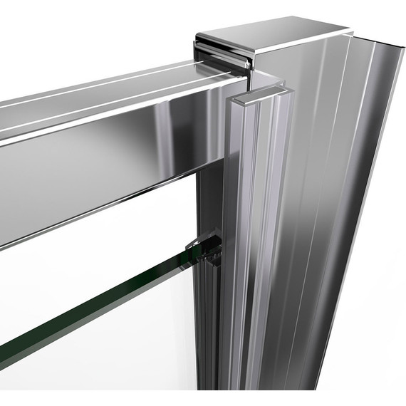 Душевая дверь Vincea Intra 90-100 см VDP-1I9010CL, хром/прозрачное - фото 5