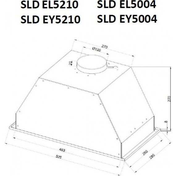 Вытяжка Schaub Lorenz SLD EL5210 (белое стекло) - фото 10