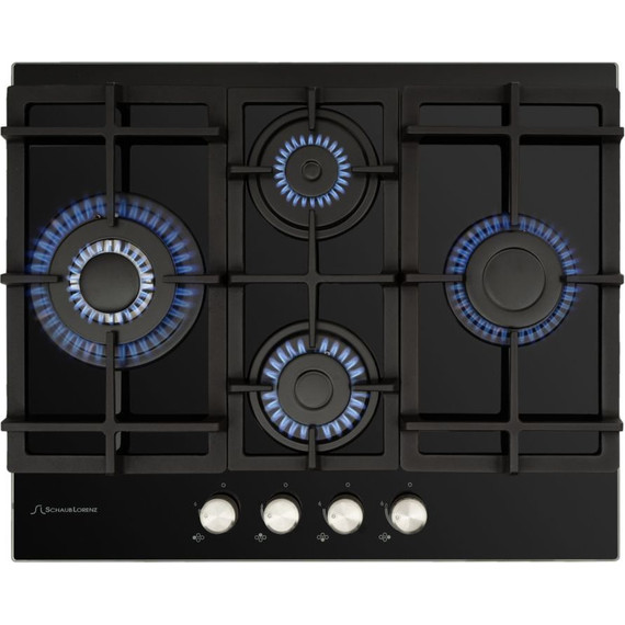 Газовая варочная поверхность Schaub Lorenz SLK GY6531 (чёрное стекло) - фото 2