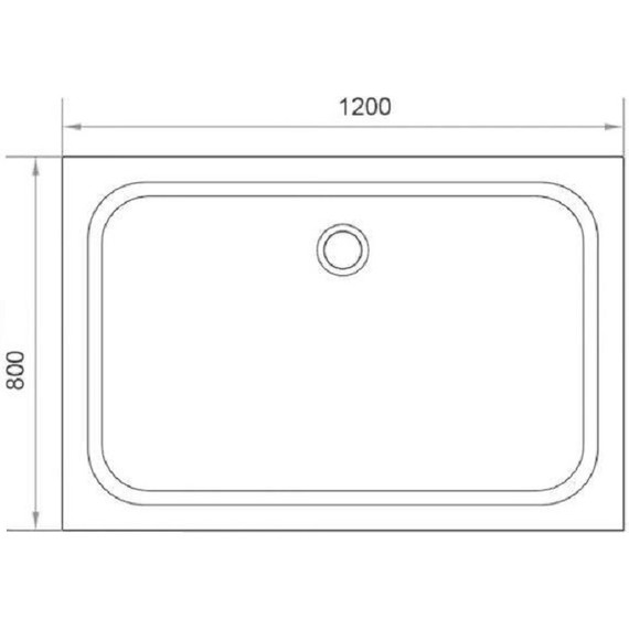 Поддон акриловый Taliente 120x80 см PTA-0812 - фото 2