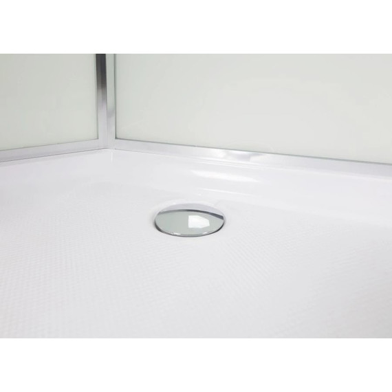 Гидробокс Niagara Ultra NG-301-01 90x90 см, хром/прозрачное/матовое (безсиликоновая сборка) - фото 9