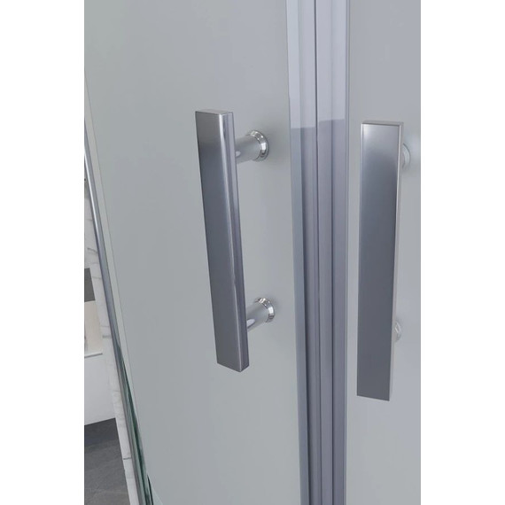 Гидробокс Niagara Ultra NG-309-01R 100x100 см, хром/прозрачное/матовое (безсиликоновая сборка) - фото 7