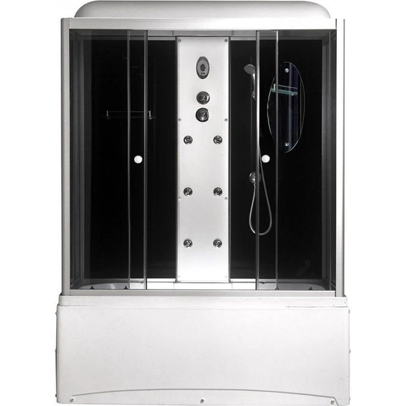 Гидробокс Niagara Ultra NG-5150-01 150x70 см, хром/тонированное - фото 