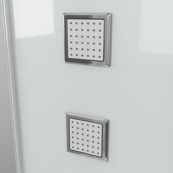 Гидробокс Grossman 90x90 см GR121, белый/прозрачное - фото 6