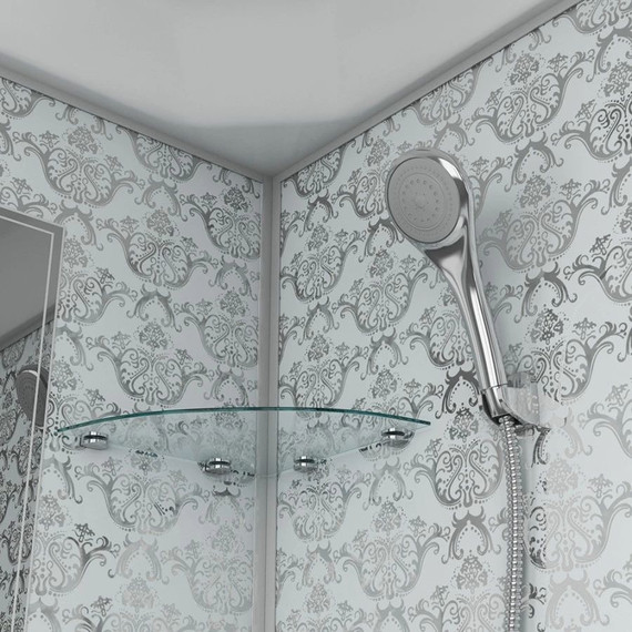 Душевая кабина Niagara Luxe NG-7701W 90x90 см, серебро/прозрачное - фото 3