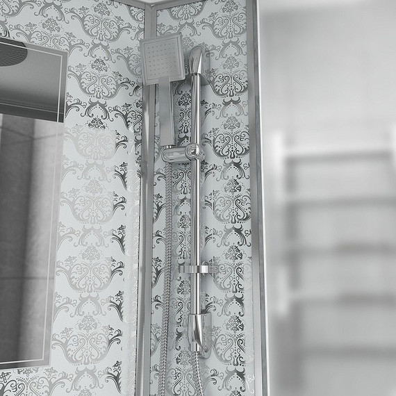 Гидробокс Niagara Luxe NG-7711WR 120x90 см, серебро/прозрачное - фото 5