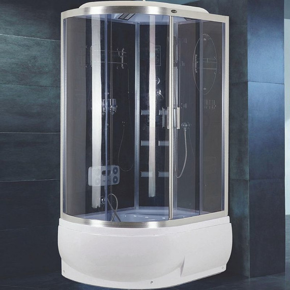 Гидробокс Niagara Ultra NG-910-01R 120x80 см, хром/тонированное (безсиликоновая сборка) - фото 3