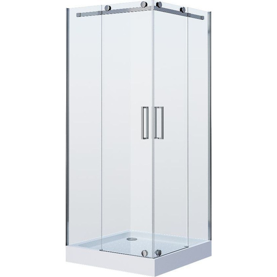 Душевое ограждение Grossman Cosmo 100x100 см GR-1100, хром/прозрачное - фото 