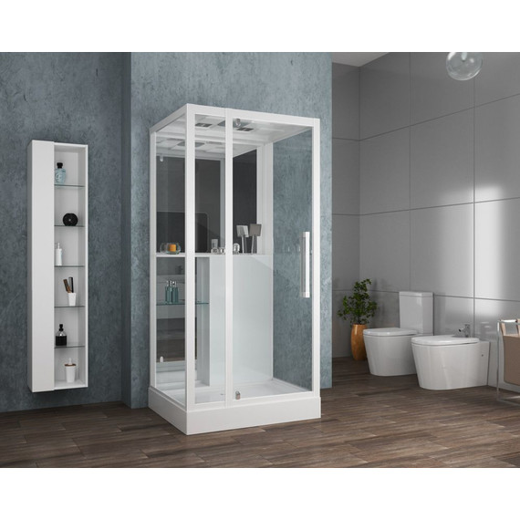 Душевое кабина Grossman 90x90 см GR161, белый/прозрачное - фото 2