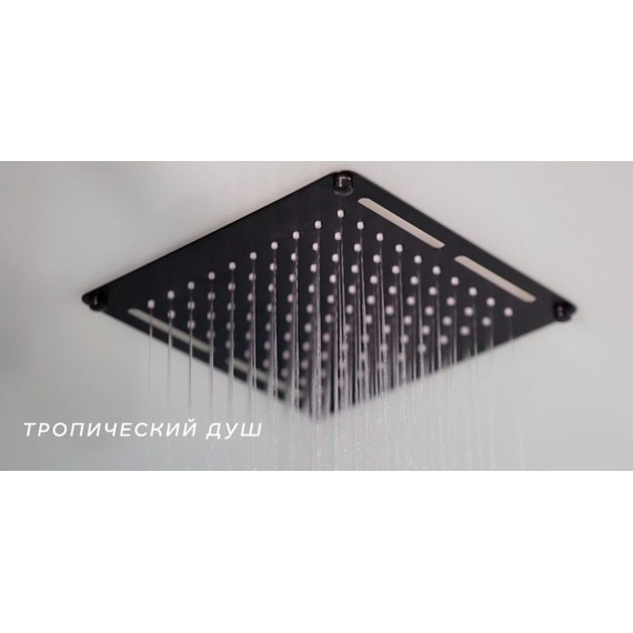 Гидробокс Niagara Premium NG-6901-01GQ BLACK 90x90 см, черный/тонированное (безсиликоновая сборка) - фото 7