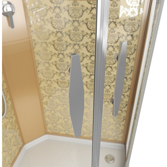 Душевая кабина Niagara Luxe NG-7715GBK 90x90 см, золото/прозрачное - фото 3