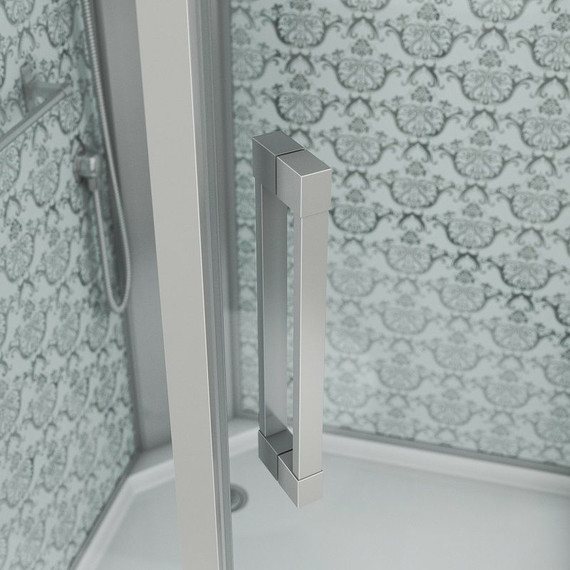 Душевая кабина Niagara Luxe NG-7717WBK 100x100 см, серебро/прозрачное - фото 4