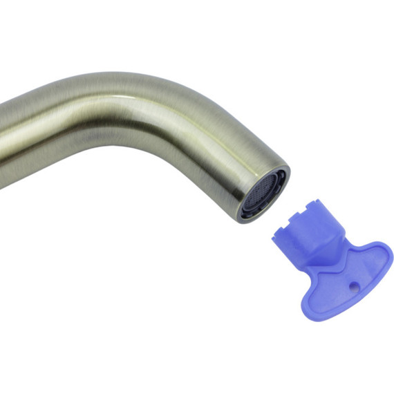 Смеситель для раковины настенный Bronze de Luxe Scandi 14511BR, бронза, Цвет производителя: бронза - фото 2