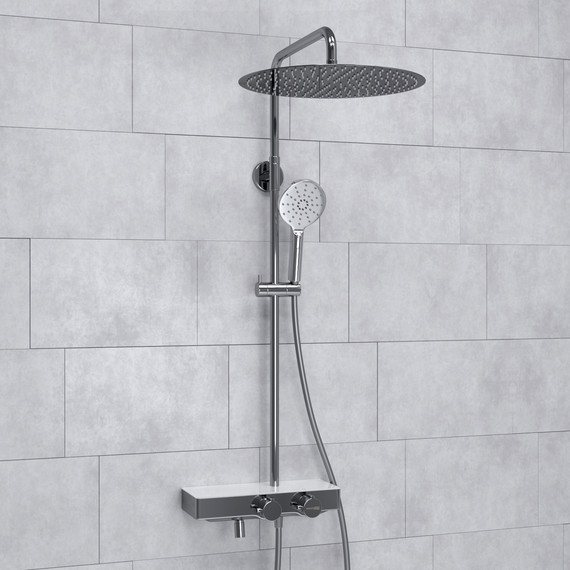 Душевая стойка с термостатом WasserKraft A113.117.127.CH Thermo - фото 2