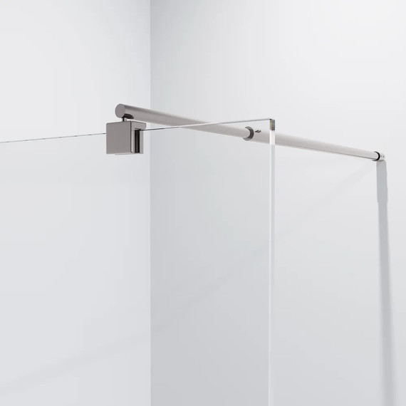 Душевая перегородка Niagara Nova 90 см NG-663-90 с кронштейном, хром/прозрачное - фото 3