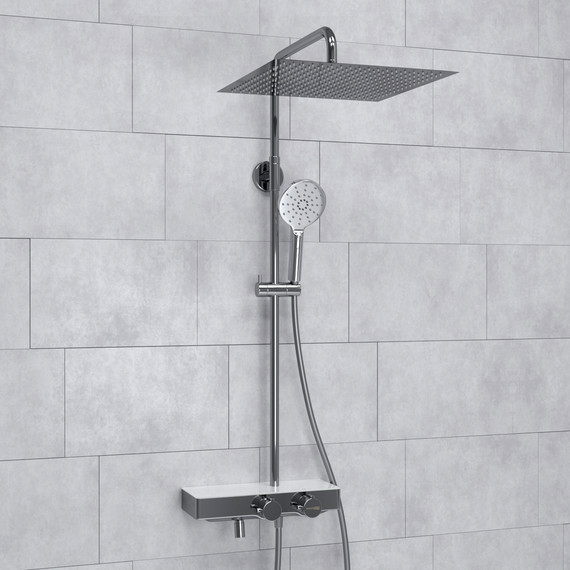 Душевая стойка с термостатом WasserKraft A113.119.127.CH Thermo - фото 2
