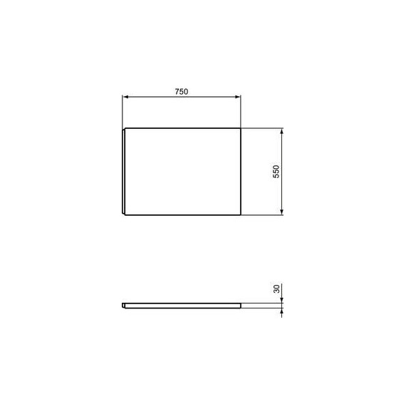 Панель торцевая Ideal Standard i.Life 75 см T478901 - фото 3