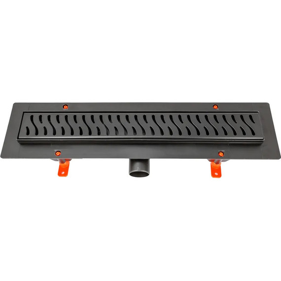 Трап Veconi Harmony Black 45 см V450HB, черный матовый, Цвет производителя: чёрный матовый, Размер трапа: 450 - фото 