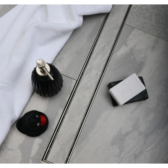 Трап Veconi N Klasik/Floor 35 см V350KN, хром глянцевый - фото 6