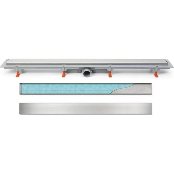 Трап Veconi Klasik/Floor 85 см V850K, хром глянцевый (под плитку) - фото 5