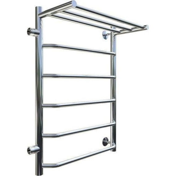 Полотенцесушитель водяной Тругор Браво ПМ1 с полкой и боковым подводом П6 500х800 мм L 00-00017293 - фото 