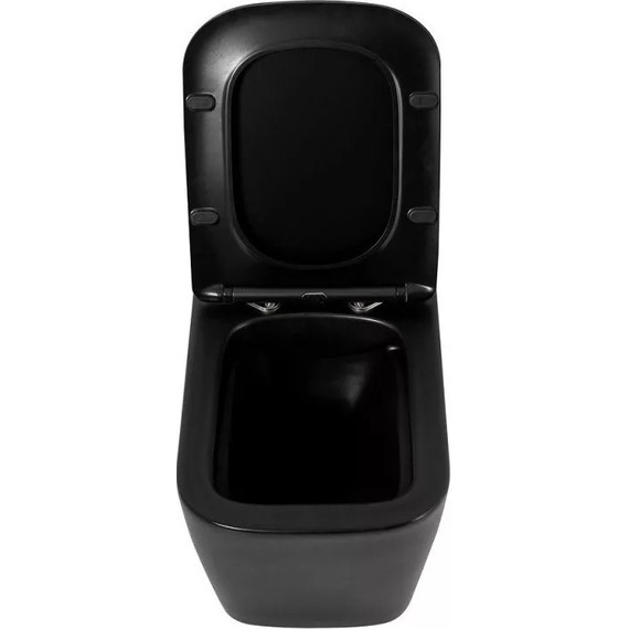 Инсталляция Grohe Solido 38811KF0 с подвесным безободковым унитазом BelBagno Ardente-C BB3202CHR-MB, черный матовый - фото 7