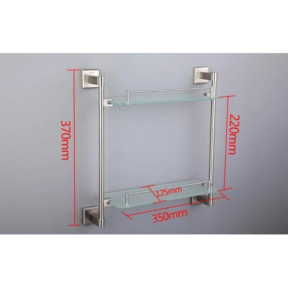 Cтеклянная полка Gappo G1707-2 - фото 8