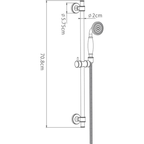 Душевой гарнитур Gappo G8017-4, бронза - фото 11