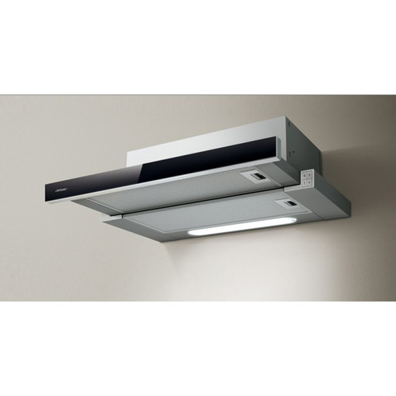 Вытяжка JET AIR ORION LX/GR/F/60/VT (чёрное стекло) - фото 2