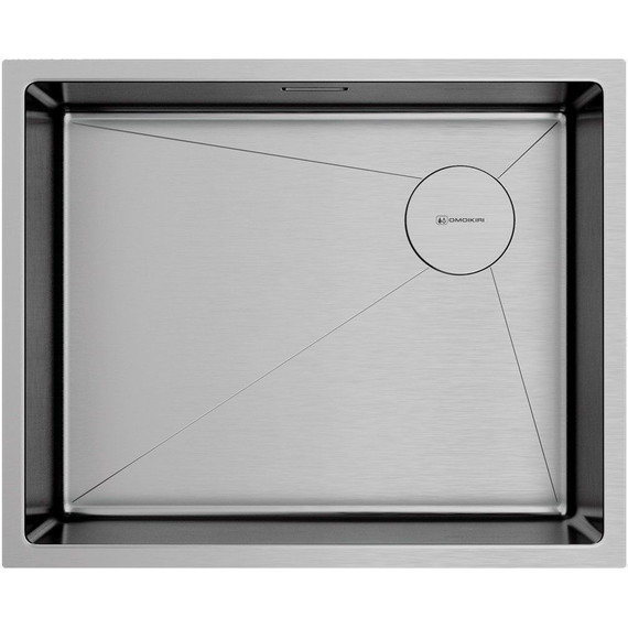 Мойка кухонная Omoikiri Taki 54-U/IF SIDE SF IN 1,2 мм 4997034, Цвет производителя: нержавеющая сталь - фото 