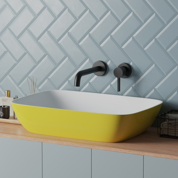 Смеситель для раковины настенный Paini Brera 74PZ208, чёрный матовый - фото 2