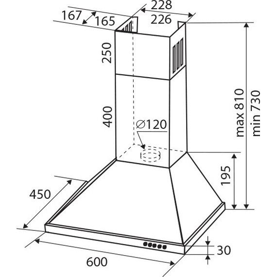 Вытяжка Zigmund & Shtain K 139.6 S - фото 2