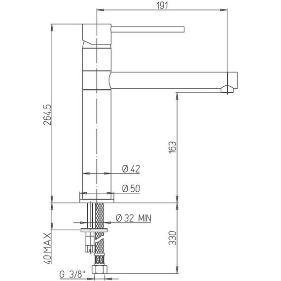 Смеситель для кухни Paini Cox 78CR583KM - фото 3