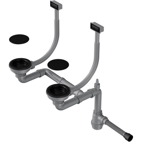 Арматура для кухонной мойки Omoikiri WK-2C GB 4956759, графит - фото 