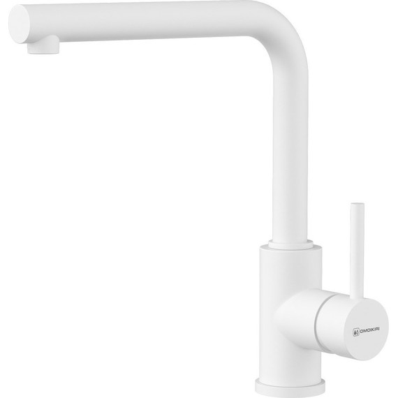 Смеситель для кухни Omoikiri Nakagawa WH-P 4974310, белый - фото 